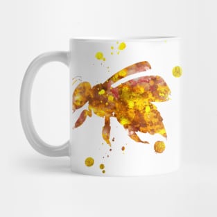 Bee Watercolor Painting Mug